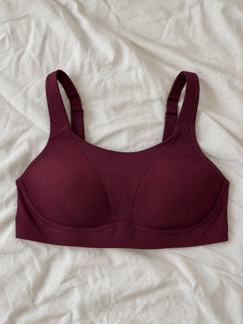 Lululemon Run Times Bra 34B Red Merlot Burgundy High Support Sports Bra